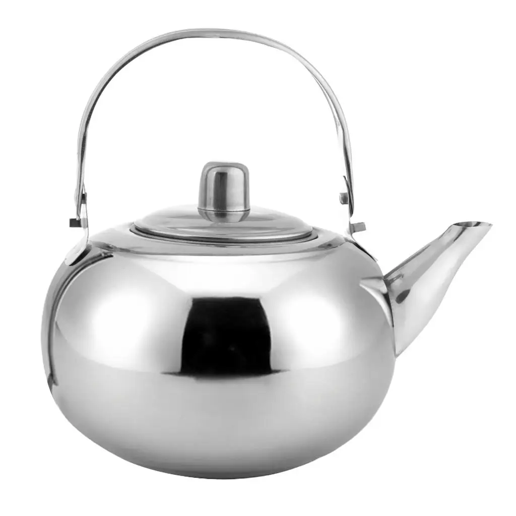 

1L/1.5L/2L/2.5L Durable Outdoor Camping Stainless Steel Tea Kettle Dropshipping