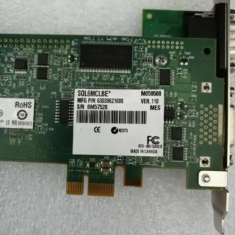 

Рамка-граббер для Matrox SOL6MCLBE * Y7298-01 Rev.A