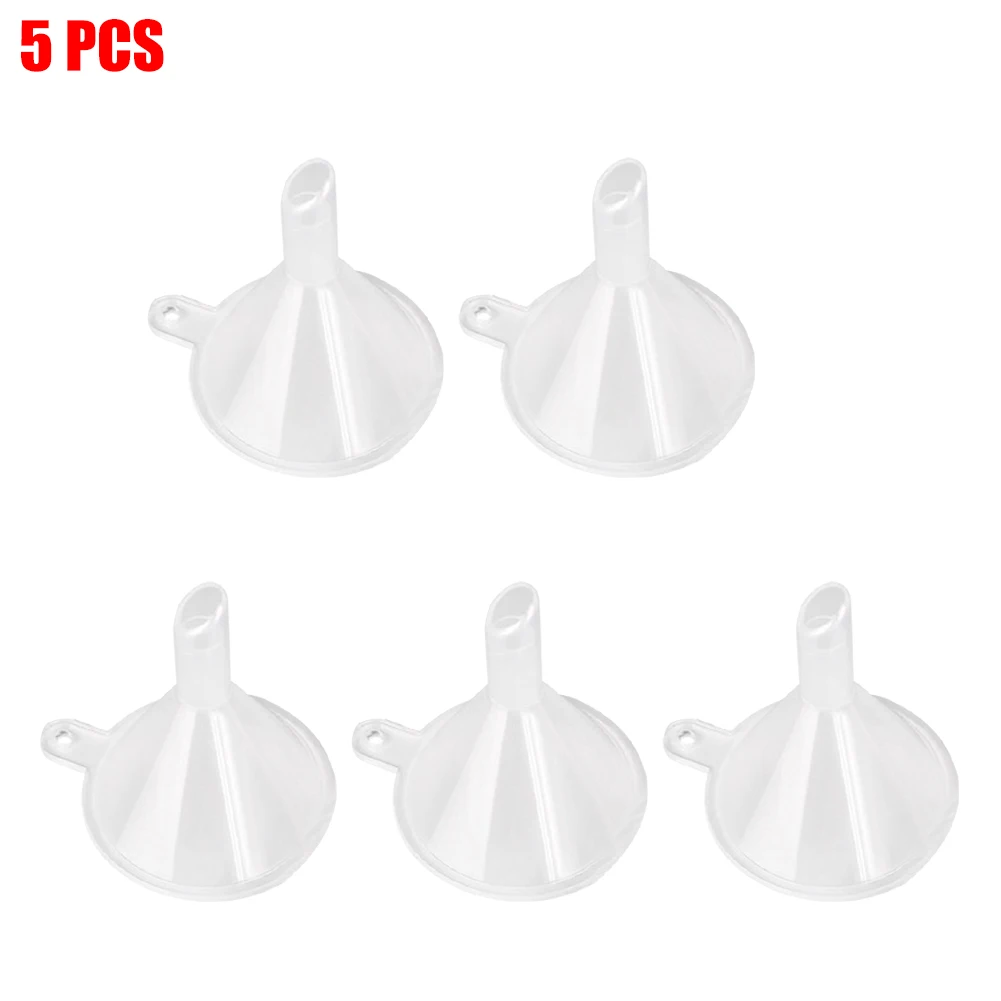 

5/10/20pcs With Handle Miniature FUNNEL Tiny Plastic Liquid Dispensing Funnel Experimental Supplies Tools Small Mouth