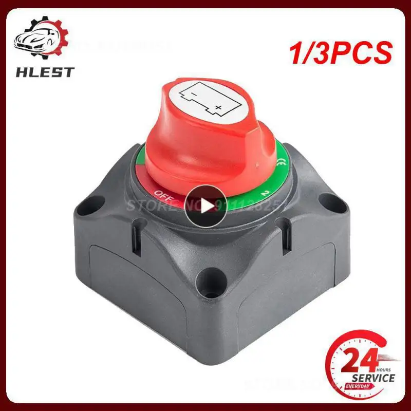 

1/3PCS Auto Battery Disconnect Switch 12V 24V Marine 200A 300A Dual Battery Mass Switch 3 Position Cut Off Switch Car Boat