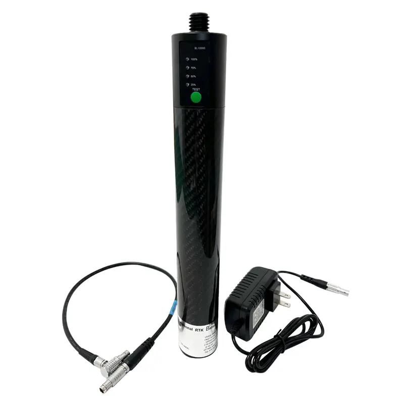 

New 10000mAh GNSS Pole Battery Compatible Leica South Hi-target Trimble SOKKIA CHC GNSS RTK GPS Power External Pole 12V Battery