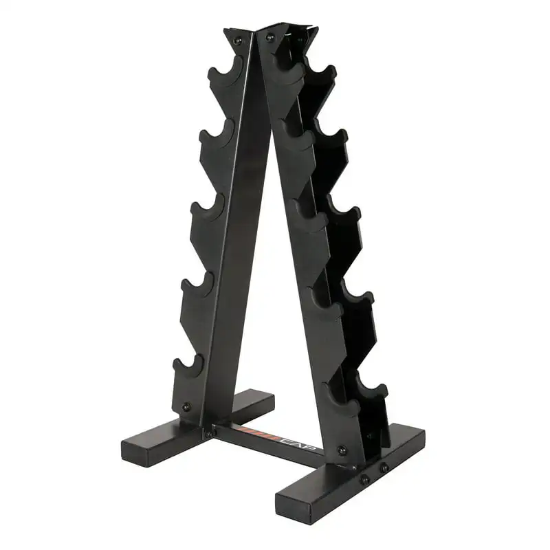 

A Frame-Style Dumbbell Stand, (Holds 5 pairs)