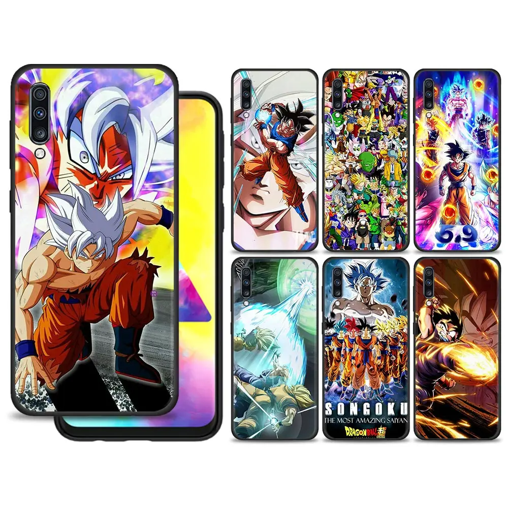 

Phone Case For Samsung A50 A70 A40 for Realme C3 8 7 for Moto G60 G30 G9 Play Plus One Fusion Cover Dragon Ball Son Goku Battle