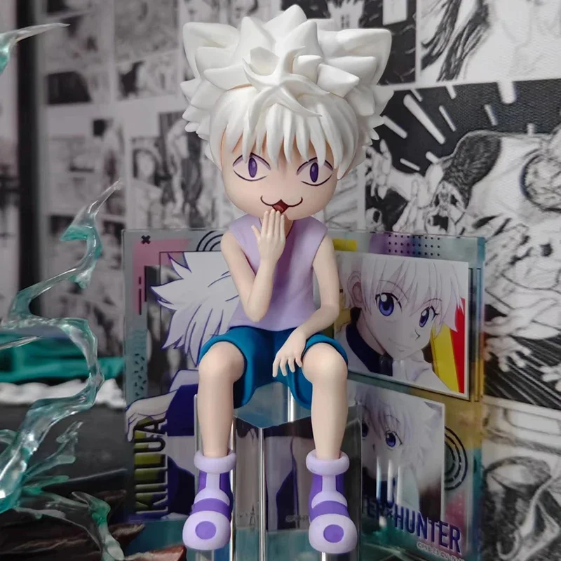 Новый HUNTER анимация периферийные украшения милое кошачье лицо Killua Zaoldyeck GK фигурка