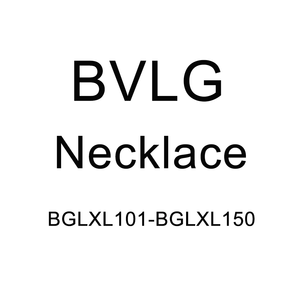 

BVLG XL101-150