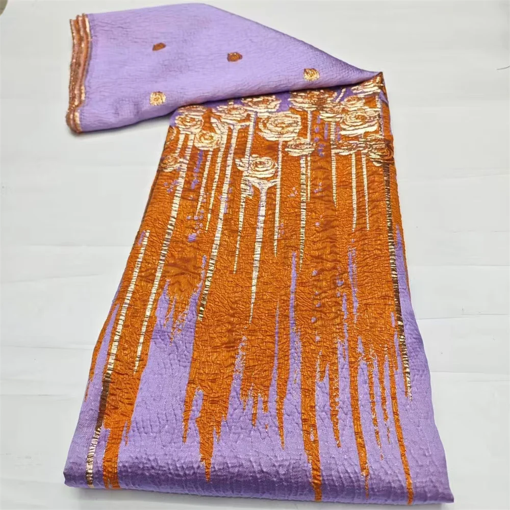 Новинка 2024 кружевная ткань модное нигерийское кружево из парчовой ткани