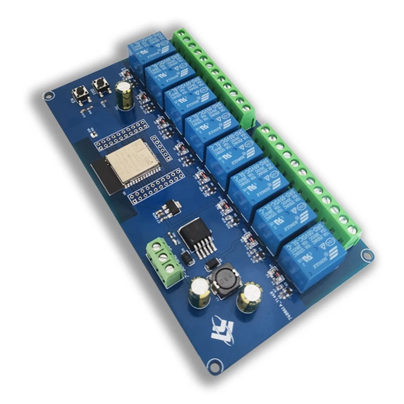 Источник питания DC5-30V ESP32 WIFI Bluetooth BLE 8-канальный релейный модуль ESP32-WROOM Вторичная
