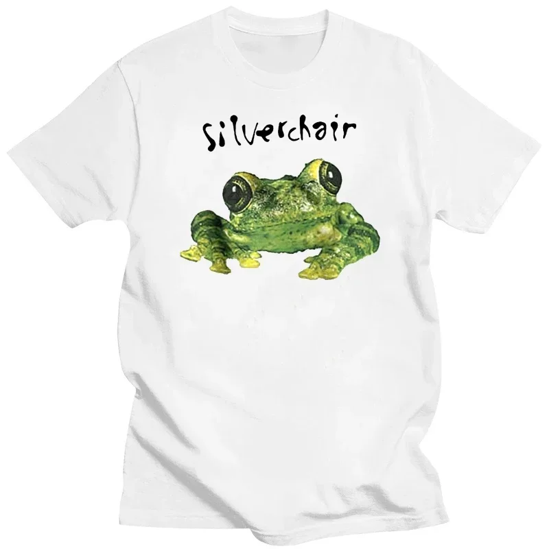 Винтажная Футболка SILVERCHAIR FROGSTOMP Tour 1996 Мужская Дизайнерская одежда с принтом в