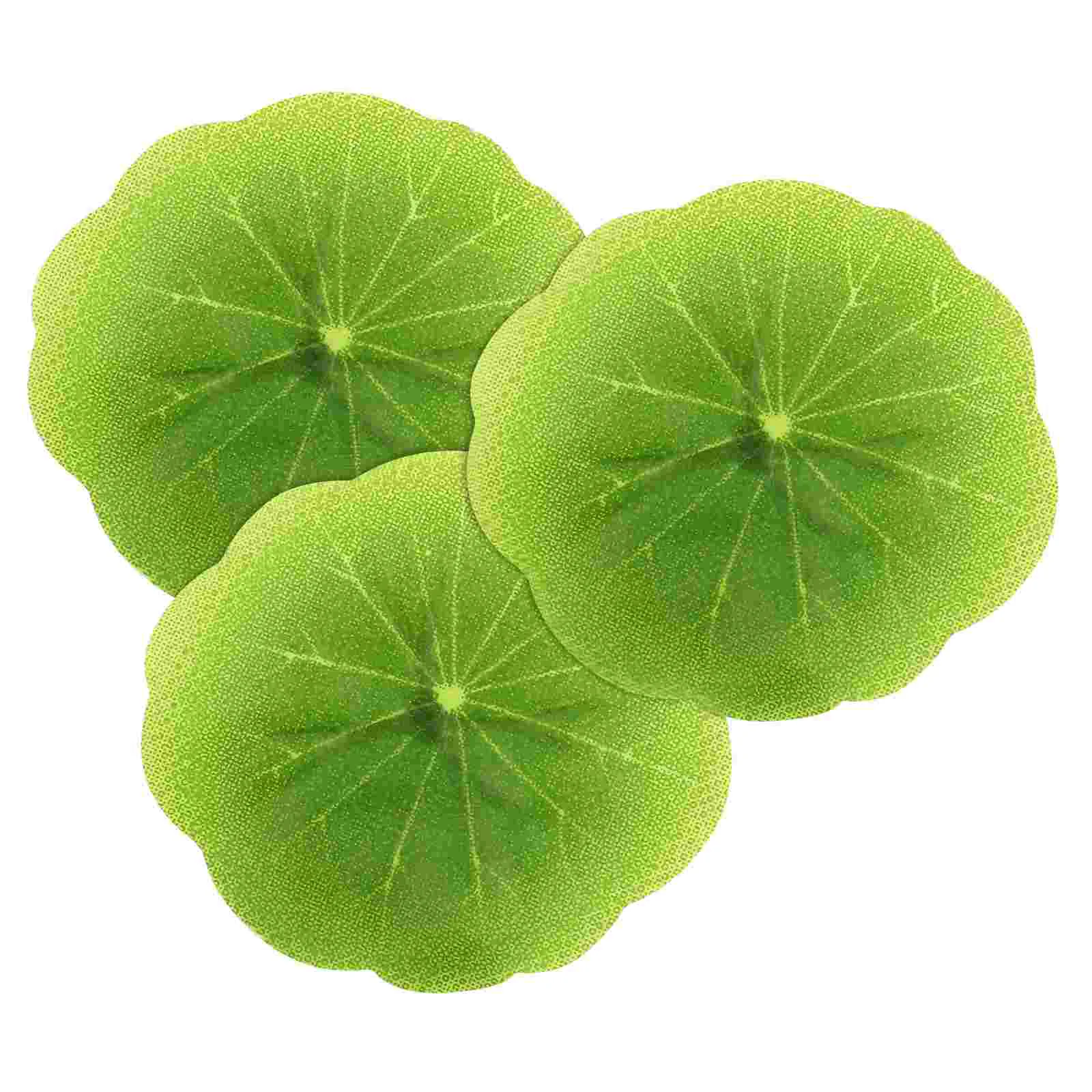 

30 Pcs Fleur De Lis Decor Artificial Outdoor Plants Fish Pond Leaf Floating Leaf Lotus Leaves Artificial Plants Outdoor