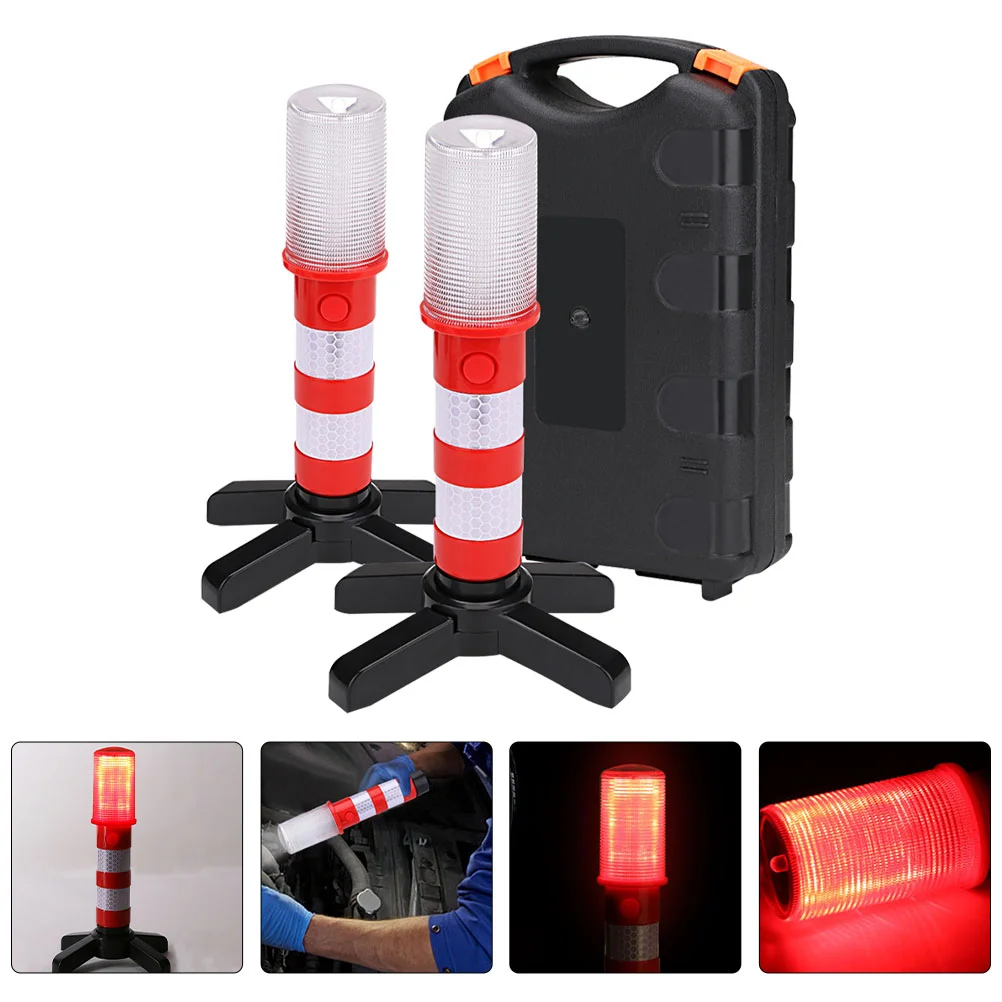 

1 Set Safety Strobe Light Warning Signal Alert SOS Lamps Magnetic Flashlight