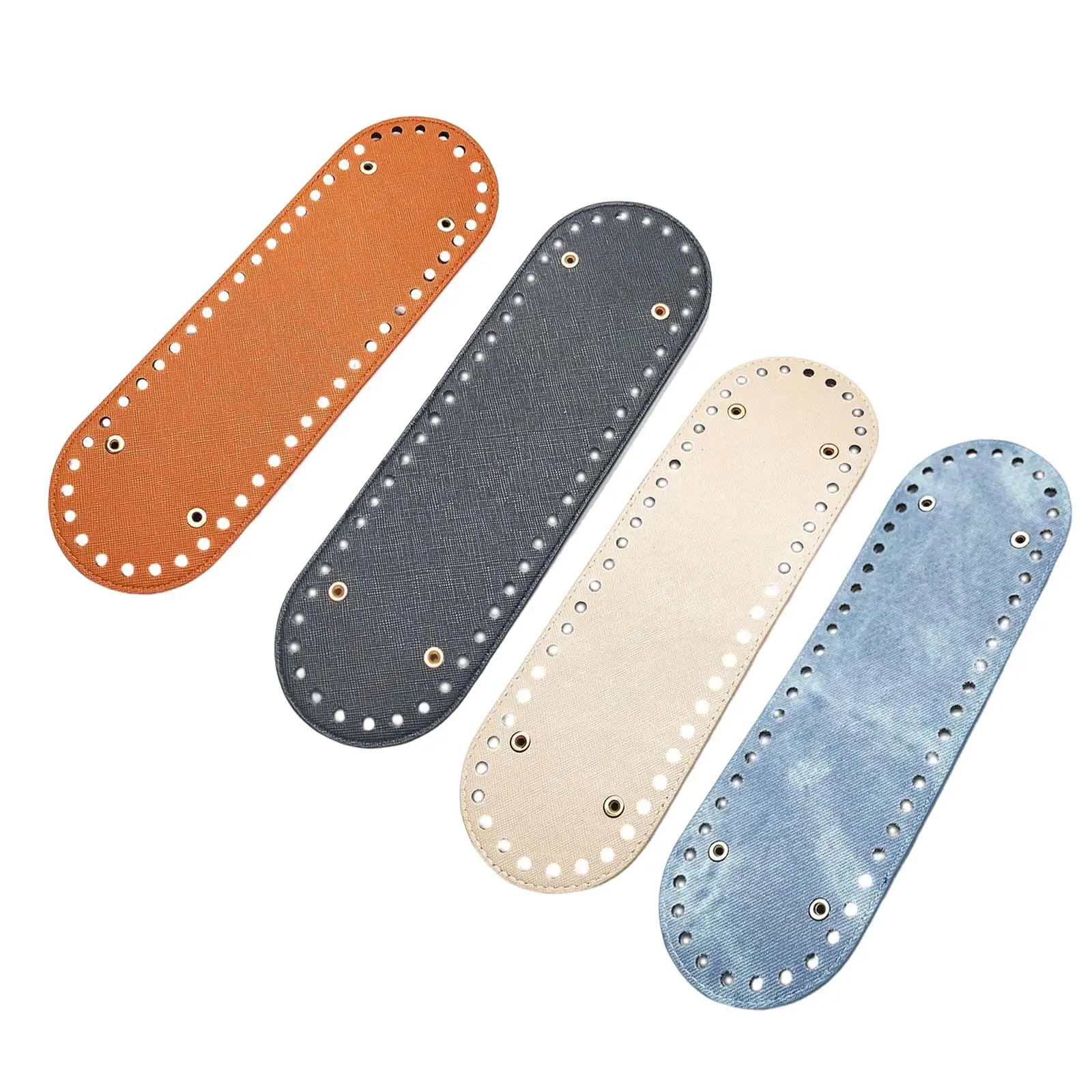 

PU Leather Bag Bottom Nail Bottom Base Shaper Crochet Art Craft Purse Making