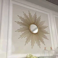 wall decorative mirrors aesthetic macrame 3d decorative mirrors room boho decor decoration salon home decoration accessories
