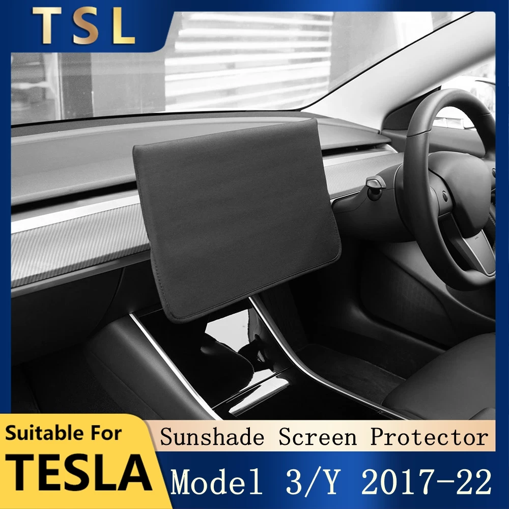 

Чехол из закаленного стекла для Tesla Model 3 Y 2021 2022 2023, водонепроницаемый грязеотталкивающий чехол для экрана