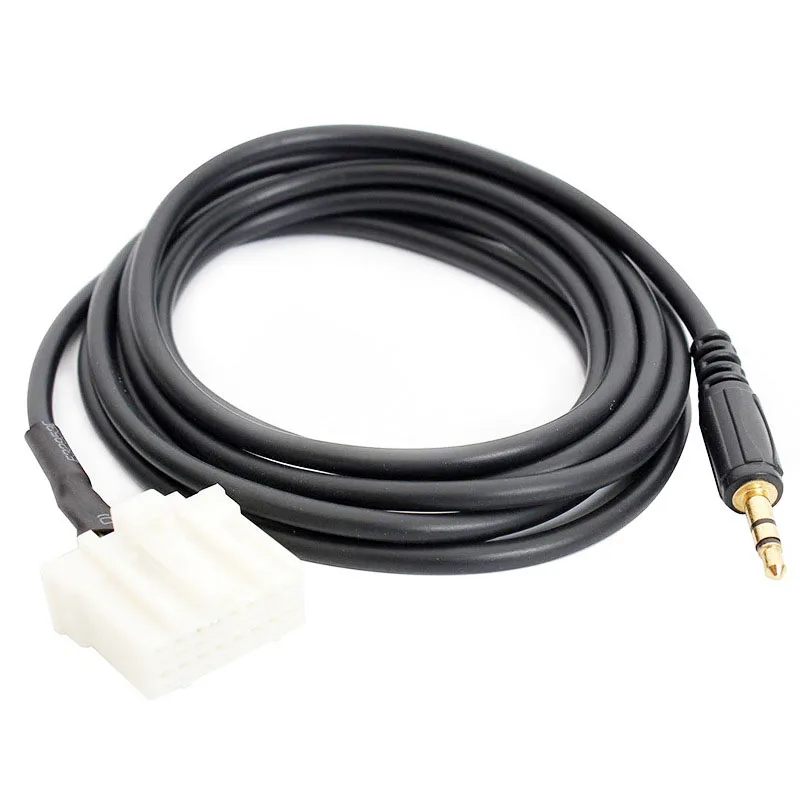 Car 3.5mm AUX Audio CD Interface Adapter Cable For Mazda 2 3 5 6 2006-2013 High Quality