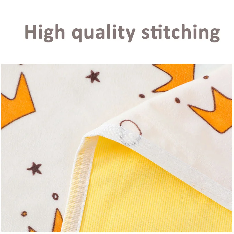 35*45CM Small Ecological Washable Menstrual Pad Double-sided Usable Changing Pad Waterproof Baby Care Mattress Diaper Change Mat images - 6