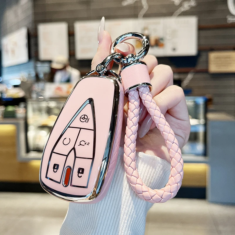 

Автомобильный брелок для Changan UNIK CS35 PLUS CS55 PLUS CS75 PLUS Eado чехол Oushang X5 X7 EV кожаный брелок с бриллиантом