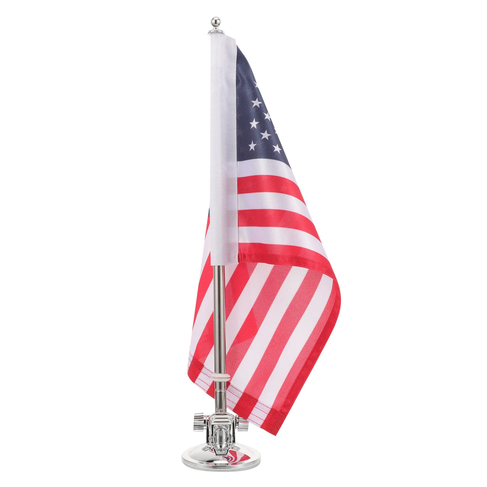 

Suction Cups Flag Pole Bracket Flagpole Holders Base Telescopic Display Metal Stands Car