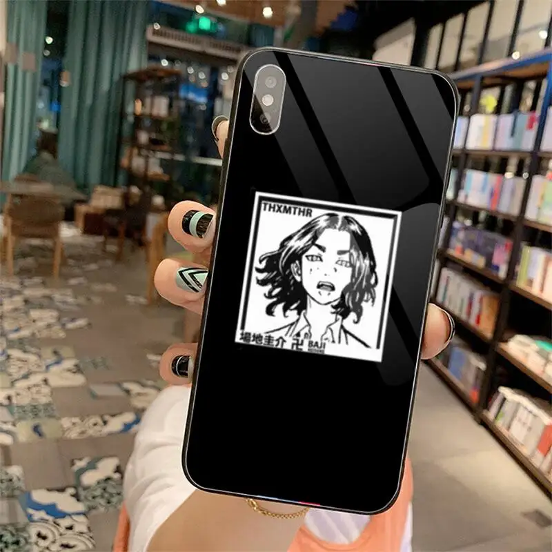 Чехол mikey из закаленного стекла для iphone 11 12 13 PRO MAX mini 6 7 8 plus X XS XR |