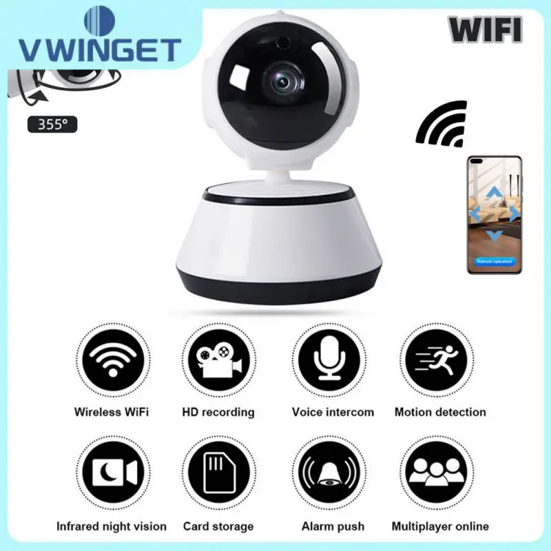 

Камера видеонаблюдения с ИИ-датчиком движения, 1080p, Wi-Fi