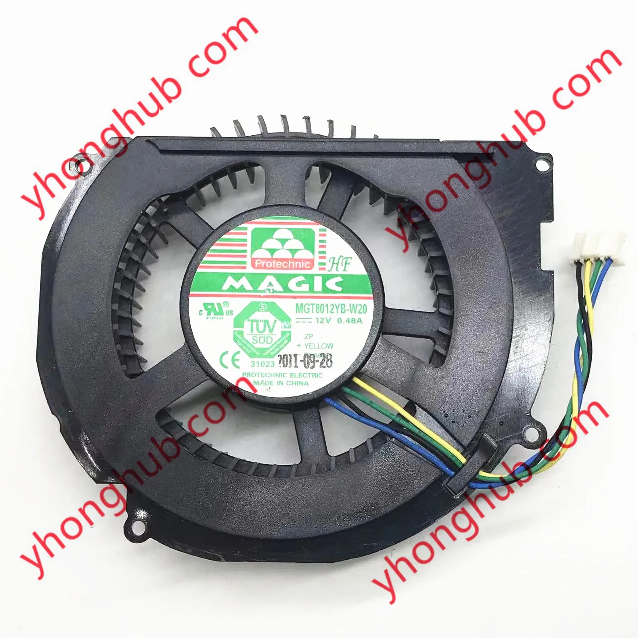 Protechnic Magic MGT8012YB-W20 DC 12 В 0,48 а 90x75x23 мм 4-проводной охлаждающий вентилятор для сервера
