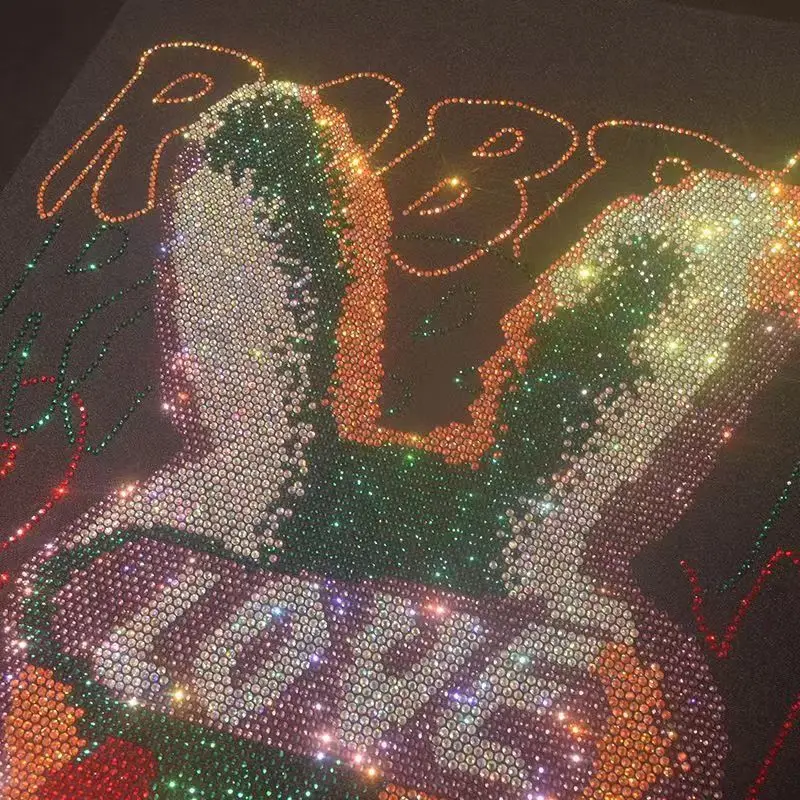 Звездная онлайн знаменитость Tiktok Kwai мультяшный милый кролик горячее тиснение