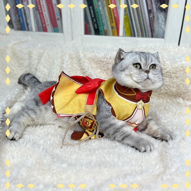 

Аниме Genshin Impact Xiangling, головной убор в виде кошки, Женская толстовка, фото реквизит, фотография, искусственная накидка