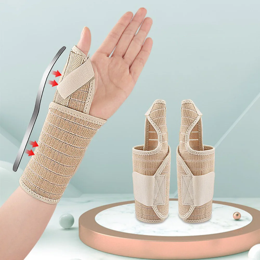 

1pcs Adjustable Wrist Support Brace Arm Compression Hand Support with Splints for Carpal Tunnel Injuries Wrist Pain Sprain Sport
