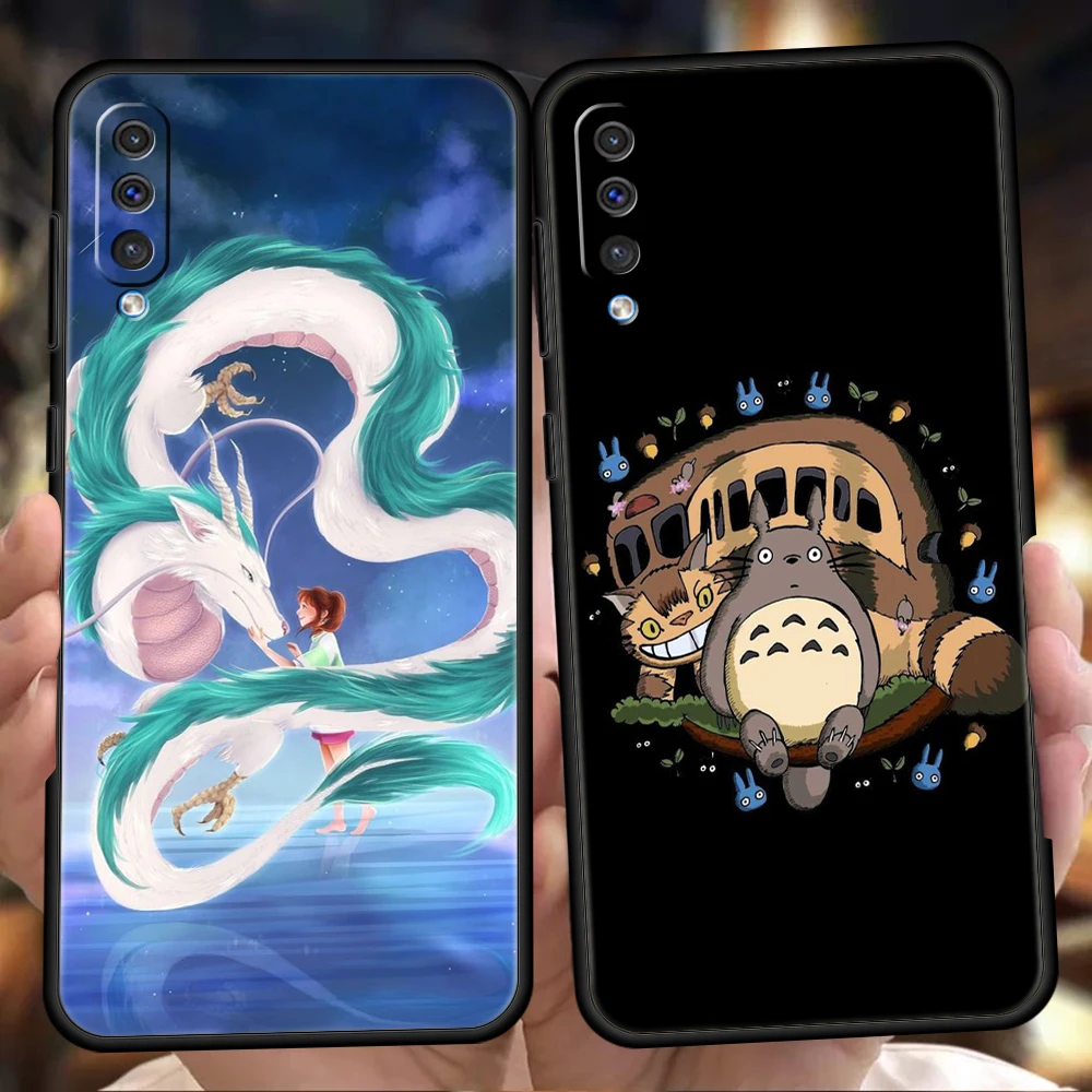 

Anime Spirited Away Totoro Phone Case for Samsung Galaxy A42 A22 A12 5G A02 A03 A04 A04S A50 A70 A10 A20 A30 Silicon Cover Shell
