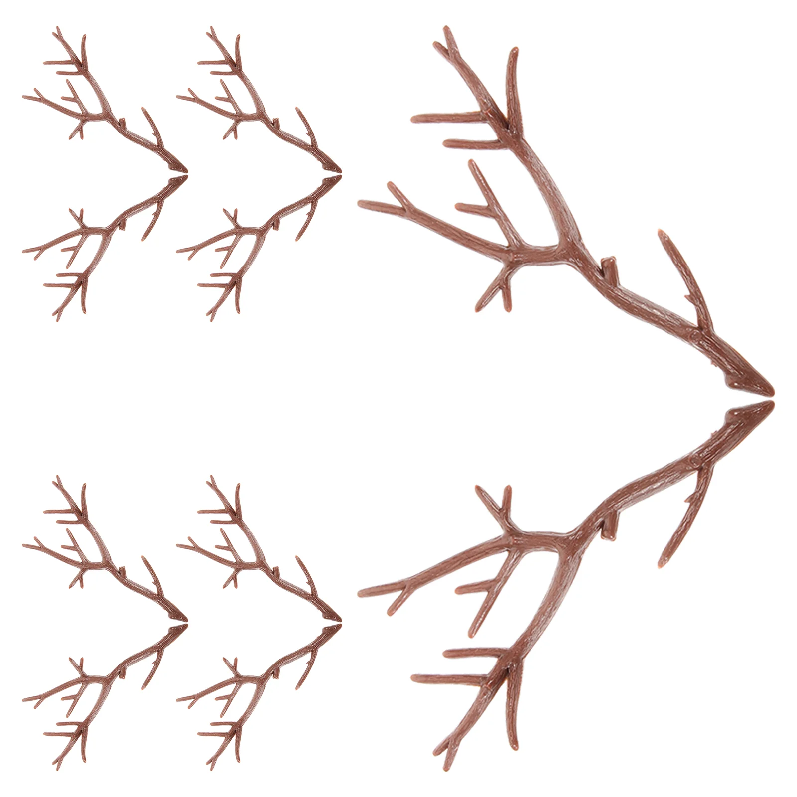 

10 Pcs Christmas Trees Decor DIY Twigs Antlers Wedding Ceremony Decorations Artificial Shaped Branch Plastic Decorative Plant