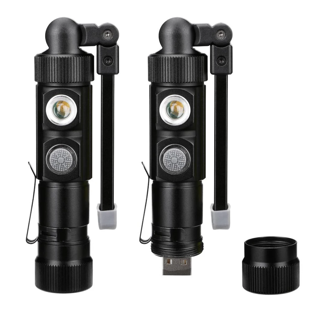 

Монолитный блок светодиодов светильник портативная перезаряжаемая лампа с 5 режимами, регулируемая вспышка, для езды на велосипеде и охоты