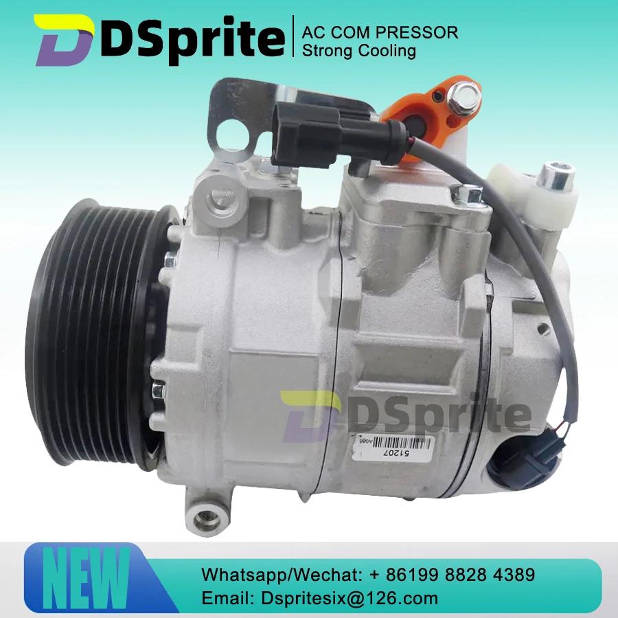 

7SEU17C AC Compressor 8H22-19D623-CA For Lion Diesel 2.7L V6 Lr3 LAND ROVER Discovery III 2.7 447180-8380 447180-8382 DCP14014