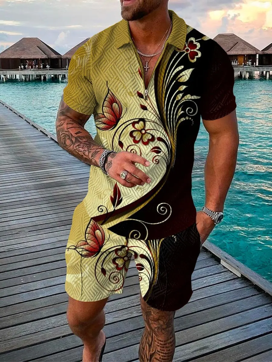 

Polo Summer New 3D Trend Pattern Color