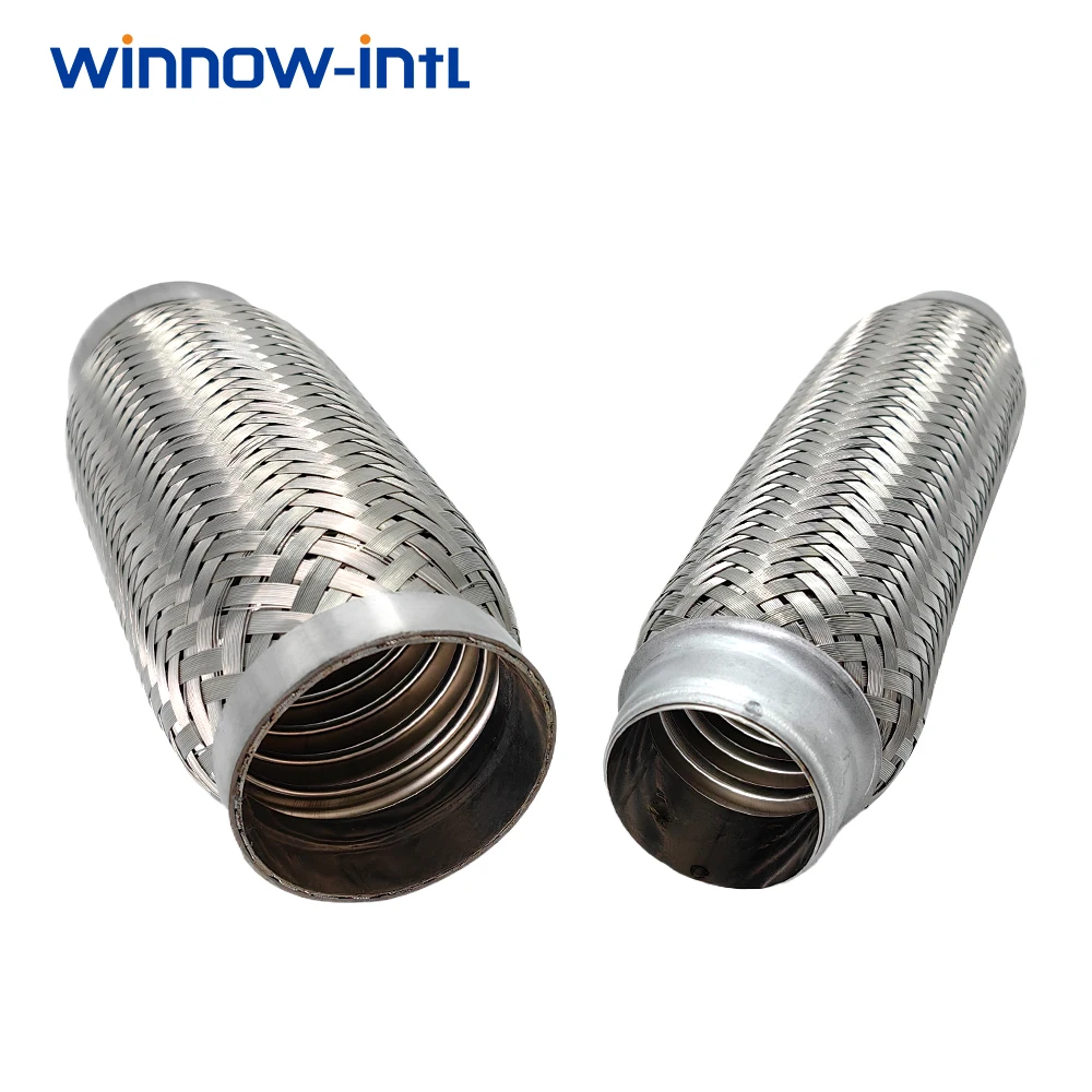 45 мм 64 автомобильные гибкие выхлопные трубы гибкое соединение оплетка сильфон из