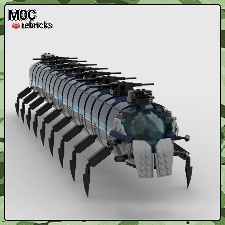 Конструктор MOC из серии фильма космическая война импульсный штурмовой танк