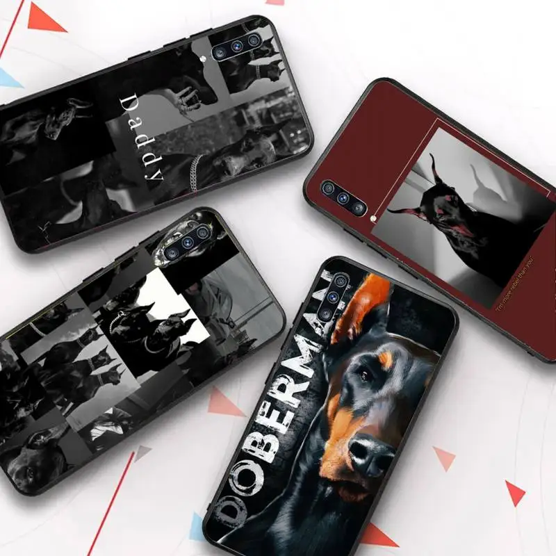 

Animal Dachshund Doberman dog Phone Case for Samsung A51 01 50 71 21S 70 31 40 30 10 20 S E 11 91 A7 A8 2018