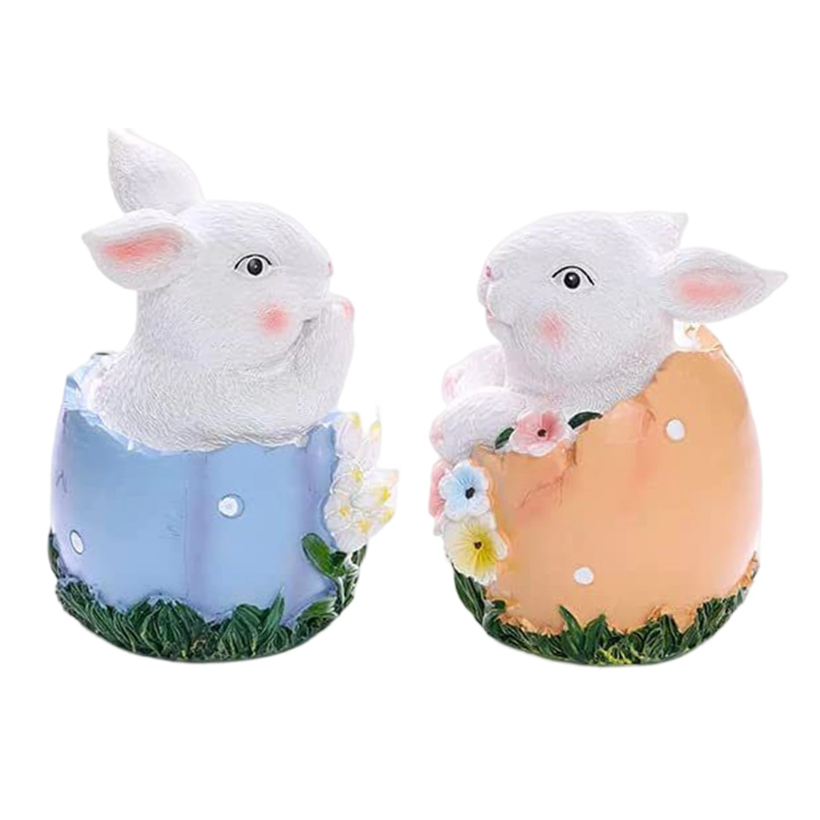

New Hot Easter Resin Egg Home Decor Statue Quality Smooth Finish Ornament for Fireplace Home Easter Party Decor