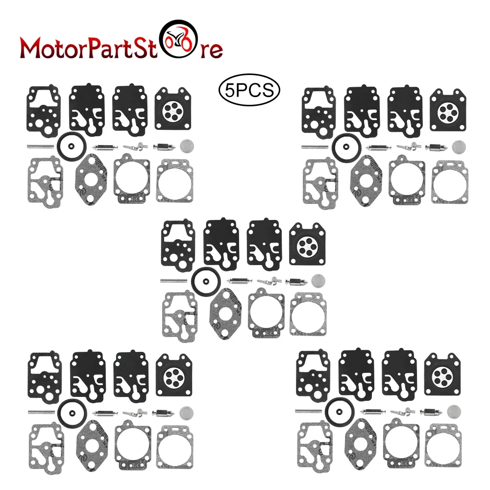 

5 комплектов ремонтного комплекта карбюратора для Walbro K20-WYL Shindaiwa R200 S200 230 T2500 XS200 XT2500 Mitsubishi Echo GT1100 CS221