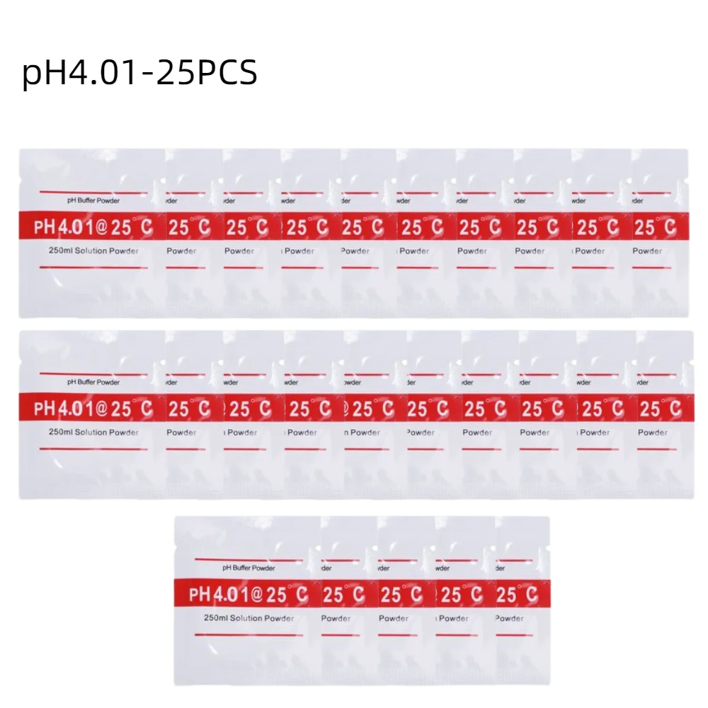 15/25 шт./партия буферный порошок PH 4,00/6,86/9,18 Калибровочная точка PH измерение калибровочный раствор для теста PH