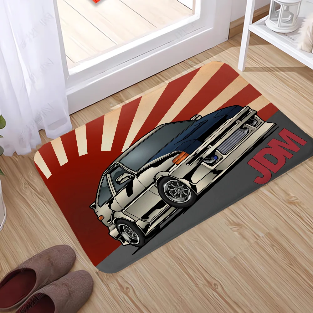 J-JDM Ковер Для Спальни Современный Стиль Замшевый Противоскользящий Напольный