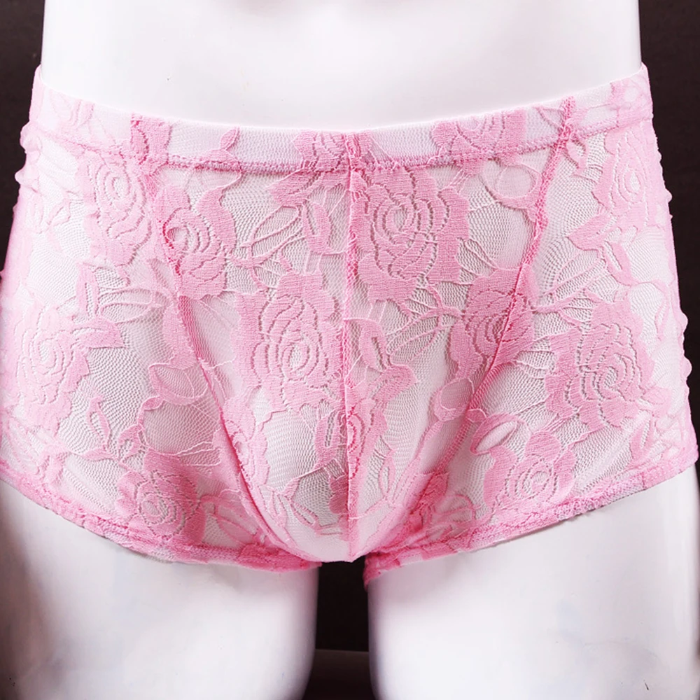 

Gay Sexy Trunk Panties Lace Boxers Hombre Man Undrewear Male Panties Sexy Underwear Hot Man Pouch Underwear Sexy Boxers For Men