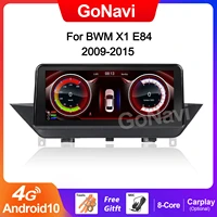 gonavi 8 core android 10 system car radio for bmw x1 e84 2009 2015 wifi 4g sim carplay auto multimedia player gps navi streo