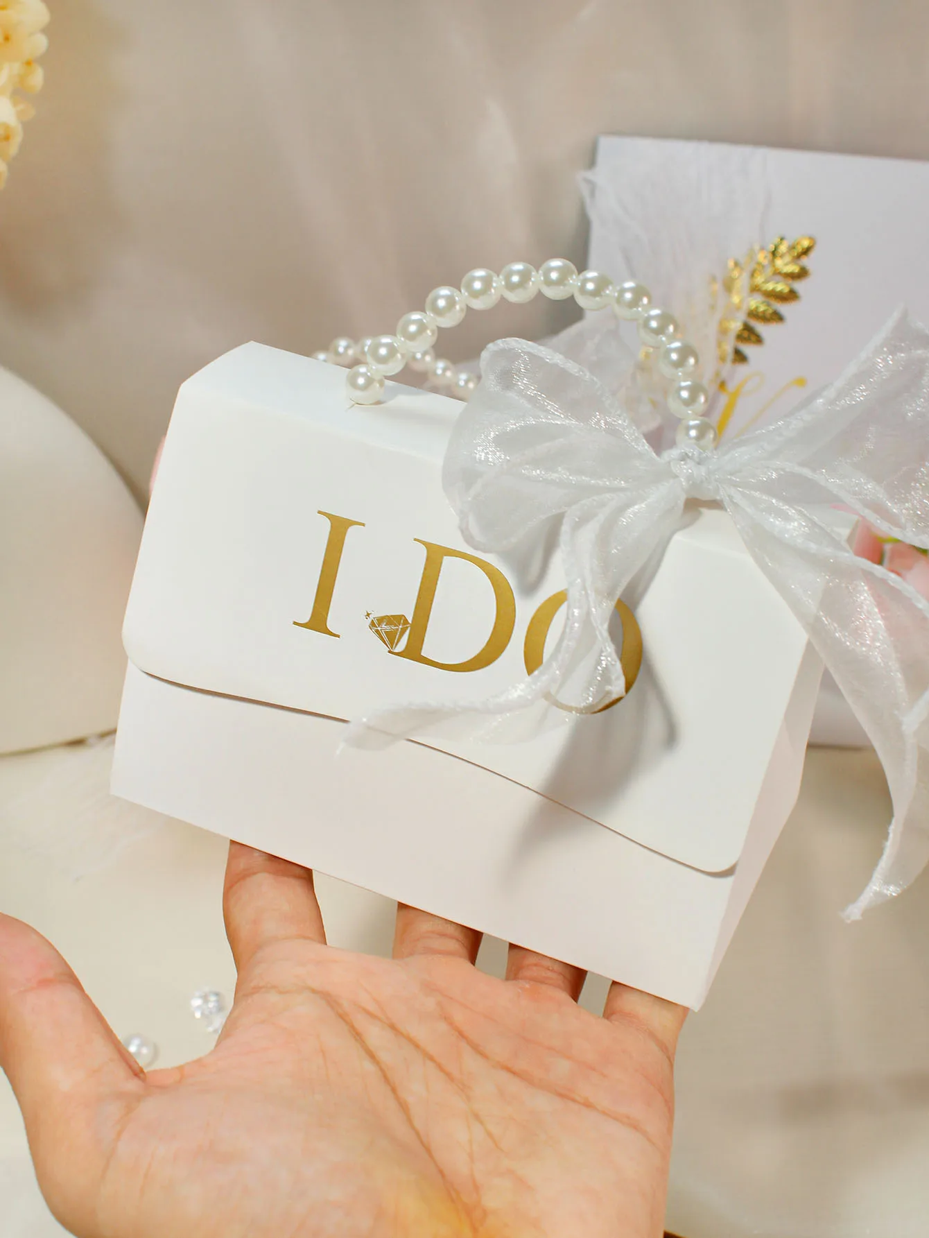 Изысканная свадебная подарочная коробка конфет для украшения помолвки