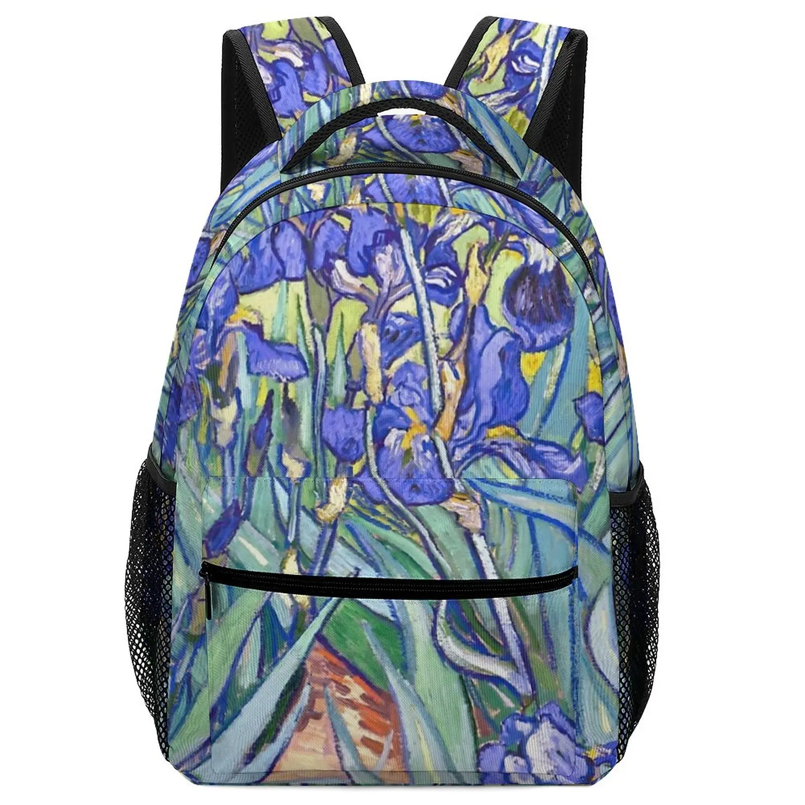 

Рюкзаки для мужчин и женщин с рисунком Винсента Ван Гога ириса, сумки для покупок, рюкзак для кукол