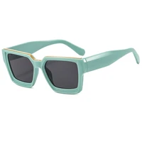 trendy fashion frame square sunglasses women 2022 gradient luxury brand designer oversized vintage glasses shades uv400