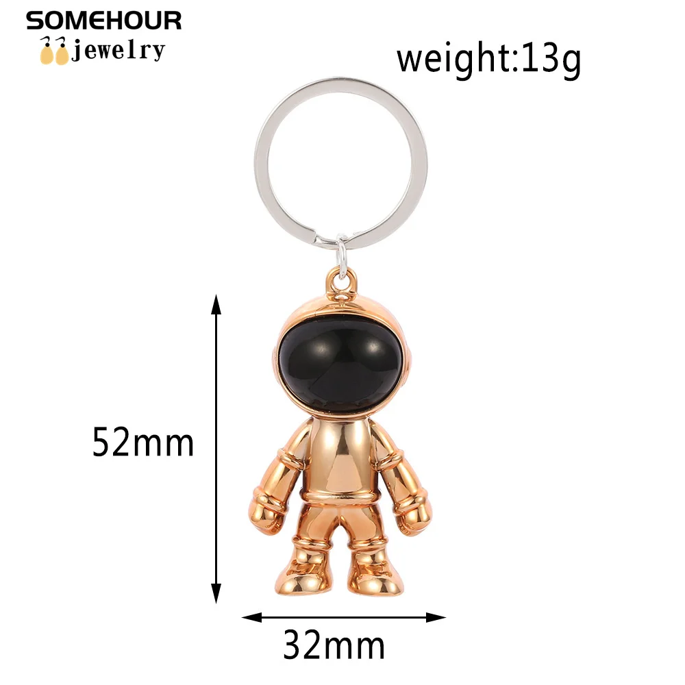 Брелок для ключей объемный астронавт Космический робот-космический человек
