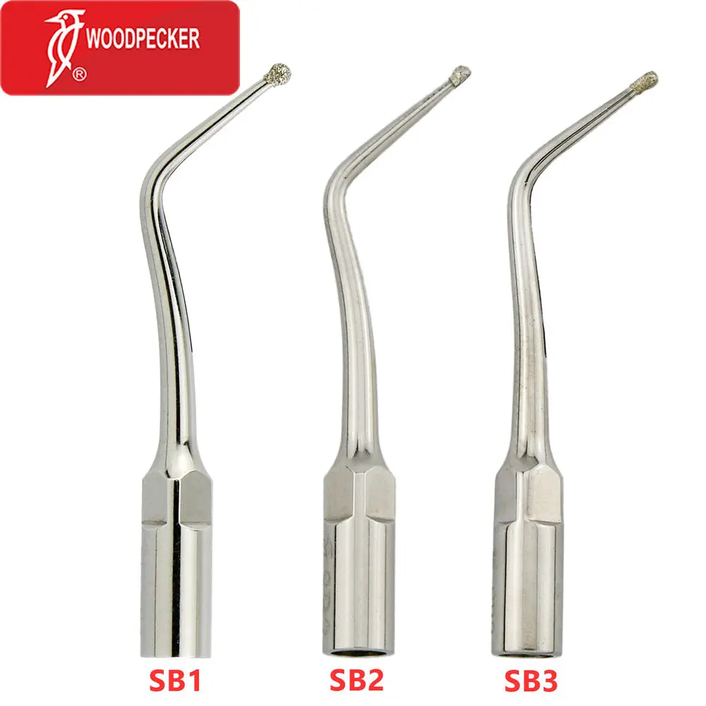 New Woodpecker Dental Endo Diamond Cavity Preparation Tips SB1 SB2 SB3 Fit EMS