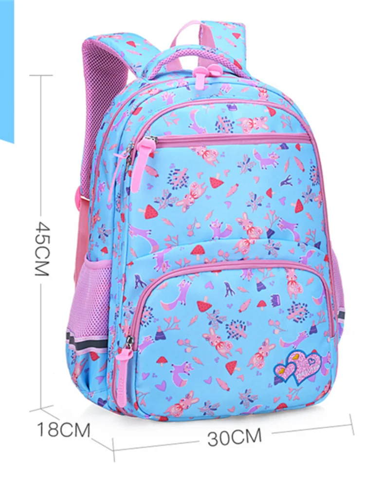 New High Quality Large schoolbag cute Student School Backpack Printed Waterproof primary school book bags for teenage girls kids