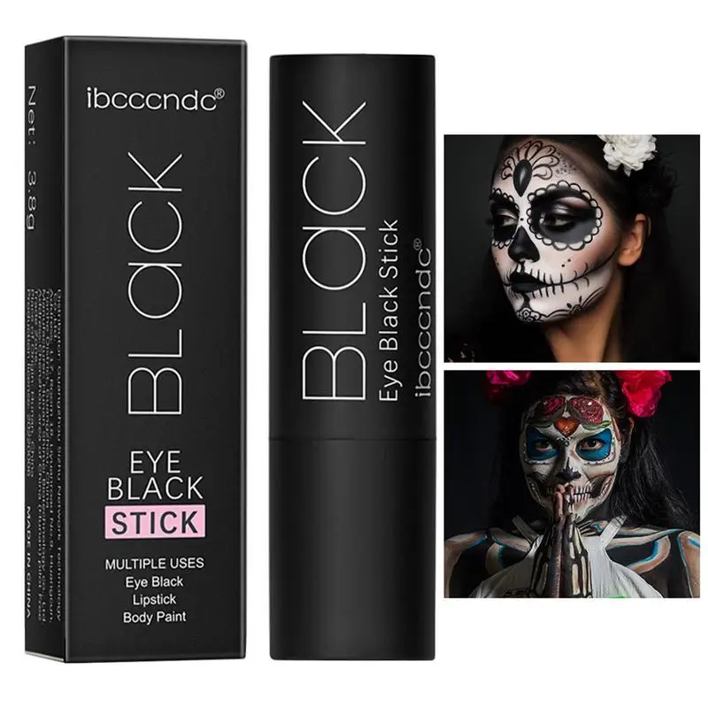 

Face Makeup Black Eye Face Paint Sticks Anti-sweat Waterproof Athletes Eye Black Sticks For Body Painting Sport Supplies