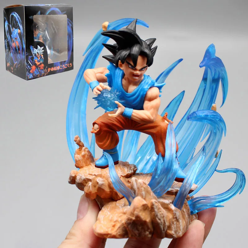 S Son Goku Battle Damage Shockwave Action Figures Pvc Anime Collection Model Toys Ornamen Doll Gifts