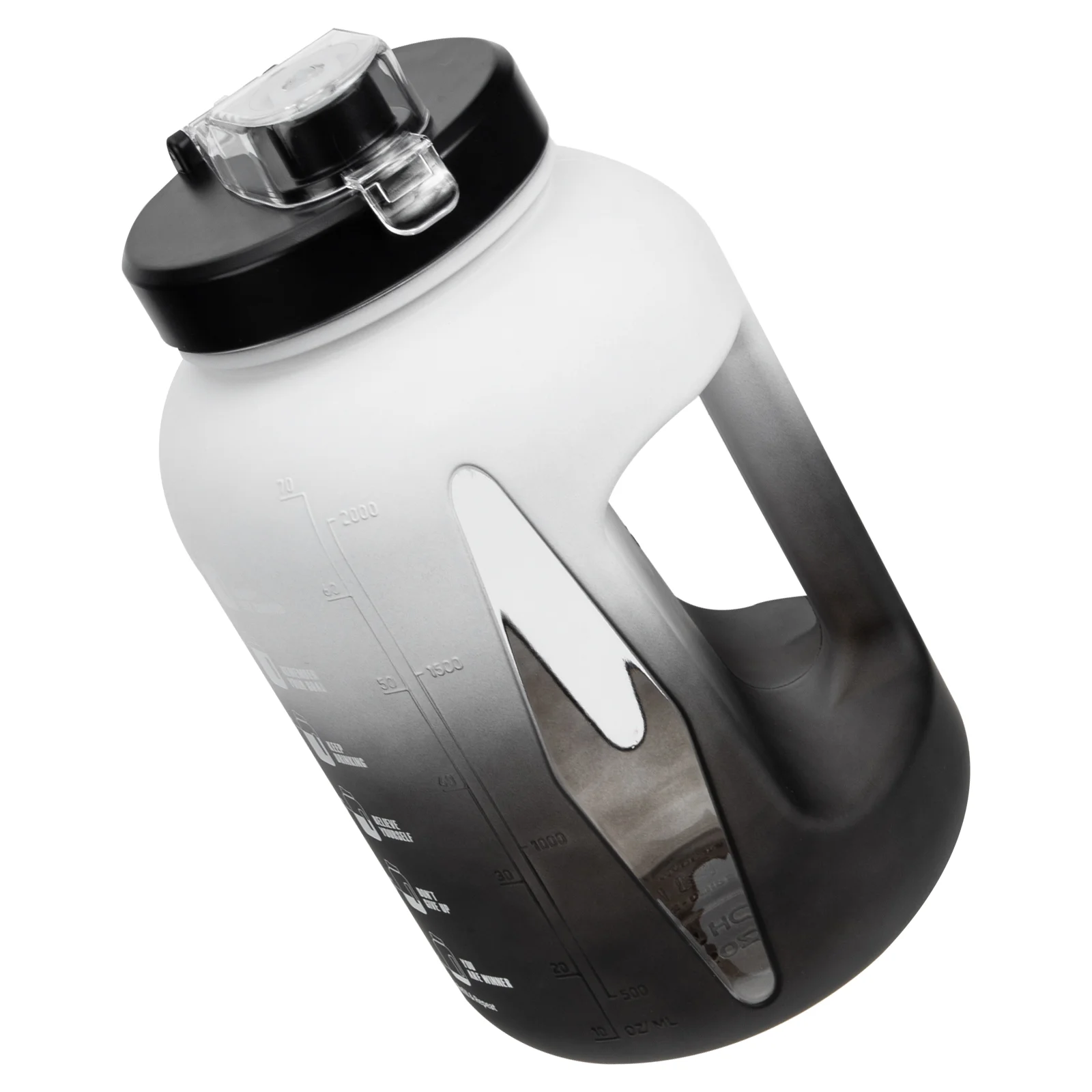 

Water Bottle Jug Portable Large Flask Running Gallon Gym Tumbler Motivational Drinking Reusable Camping Big Travel Fitness